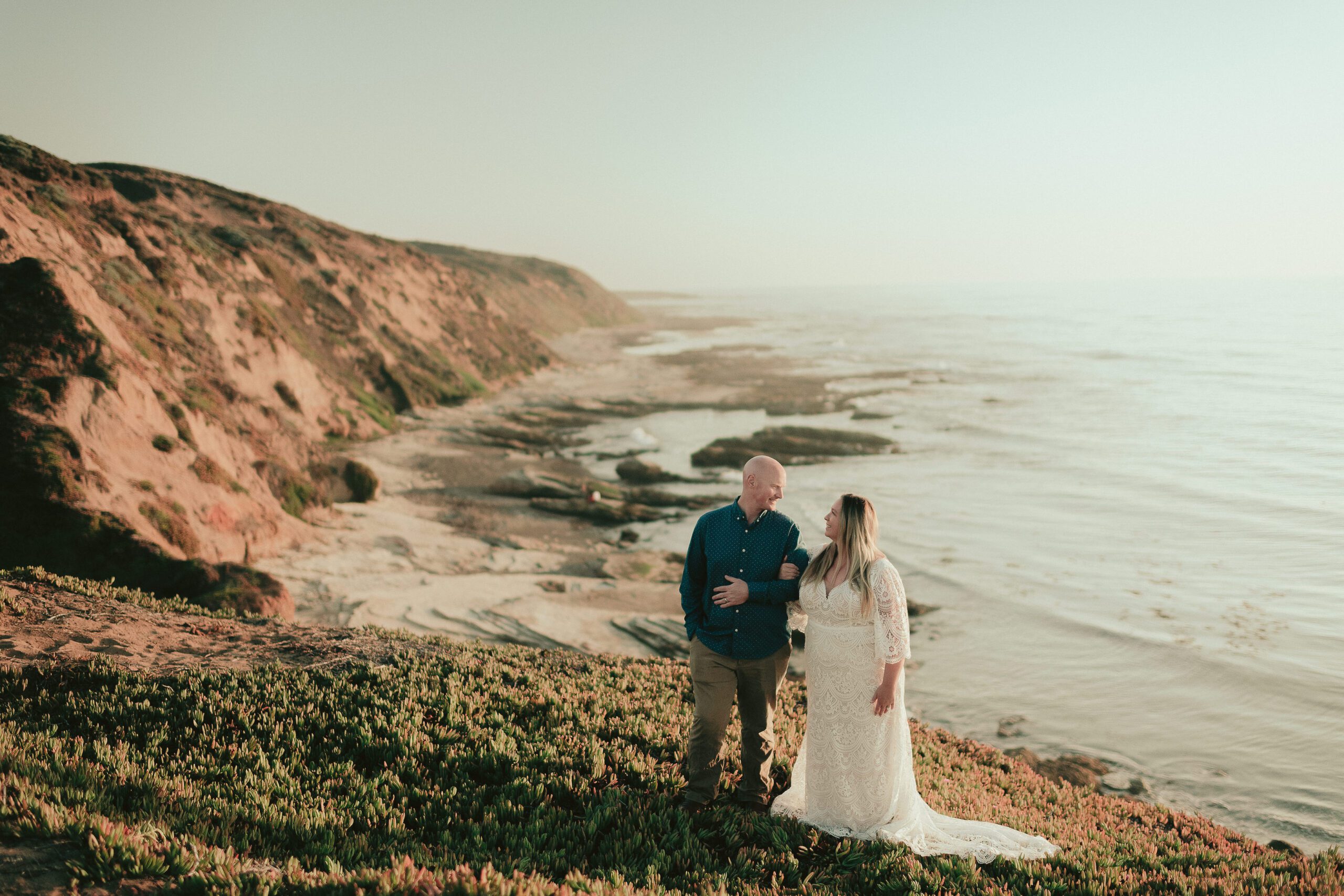 Wedding Photographer San Luis Obispo, Montaña de Oro State Park Wedding Photos, Trash the Dress Session