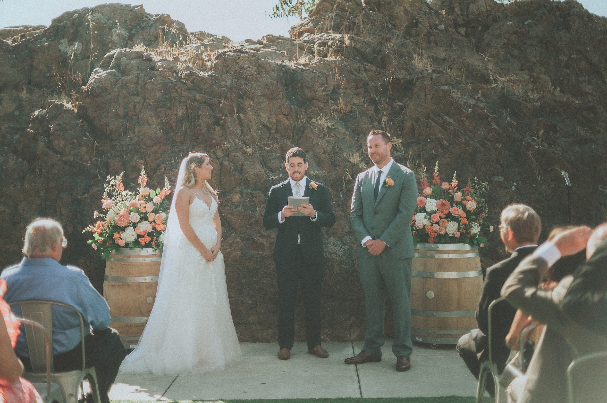 SLO Brew Rock Wedding Ceremony