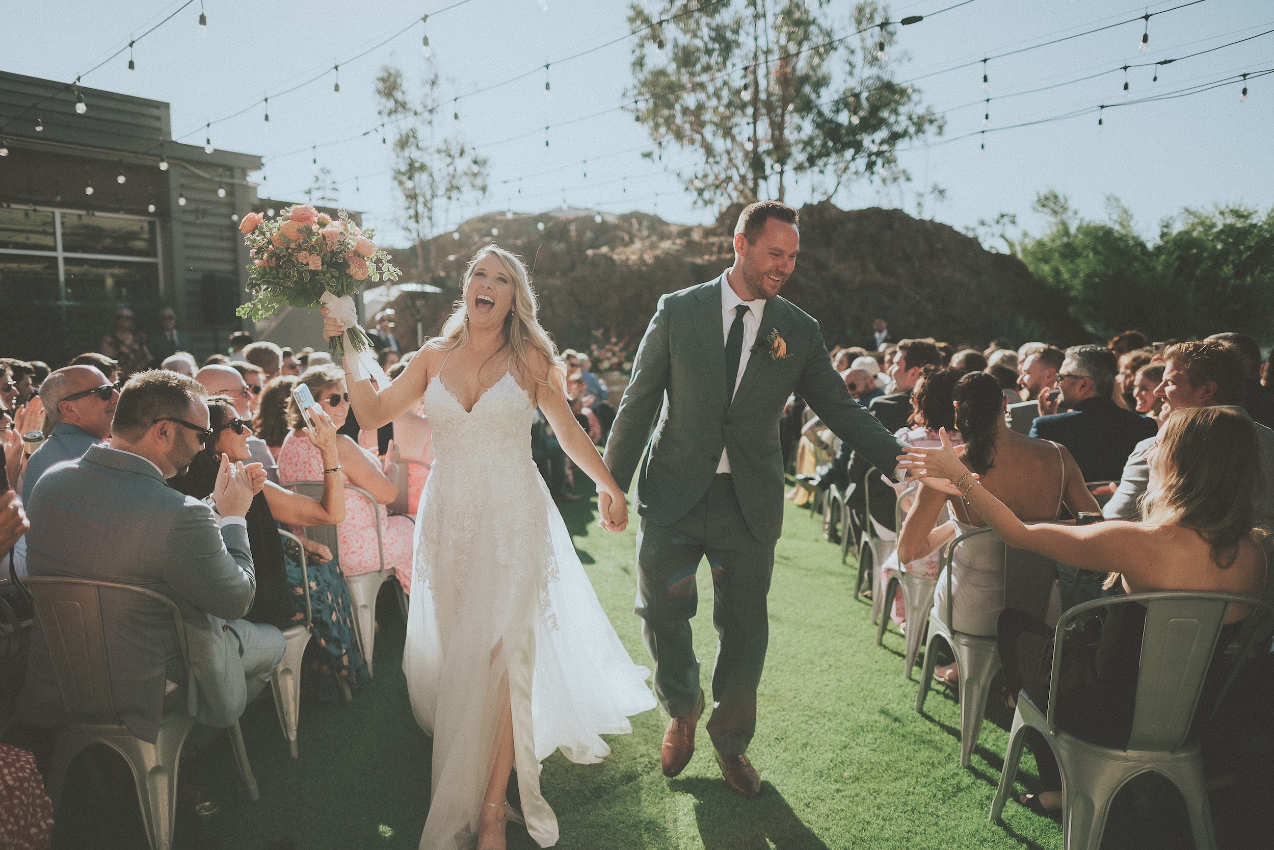 Wedding Ceremony at SLO Brew Rock